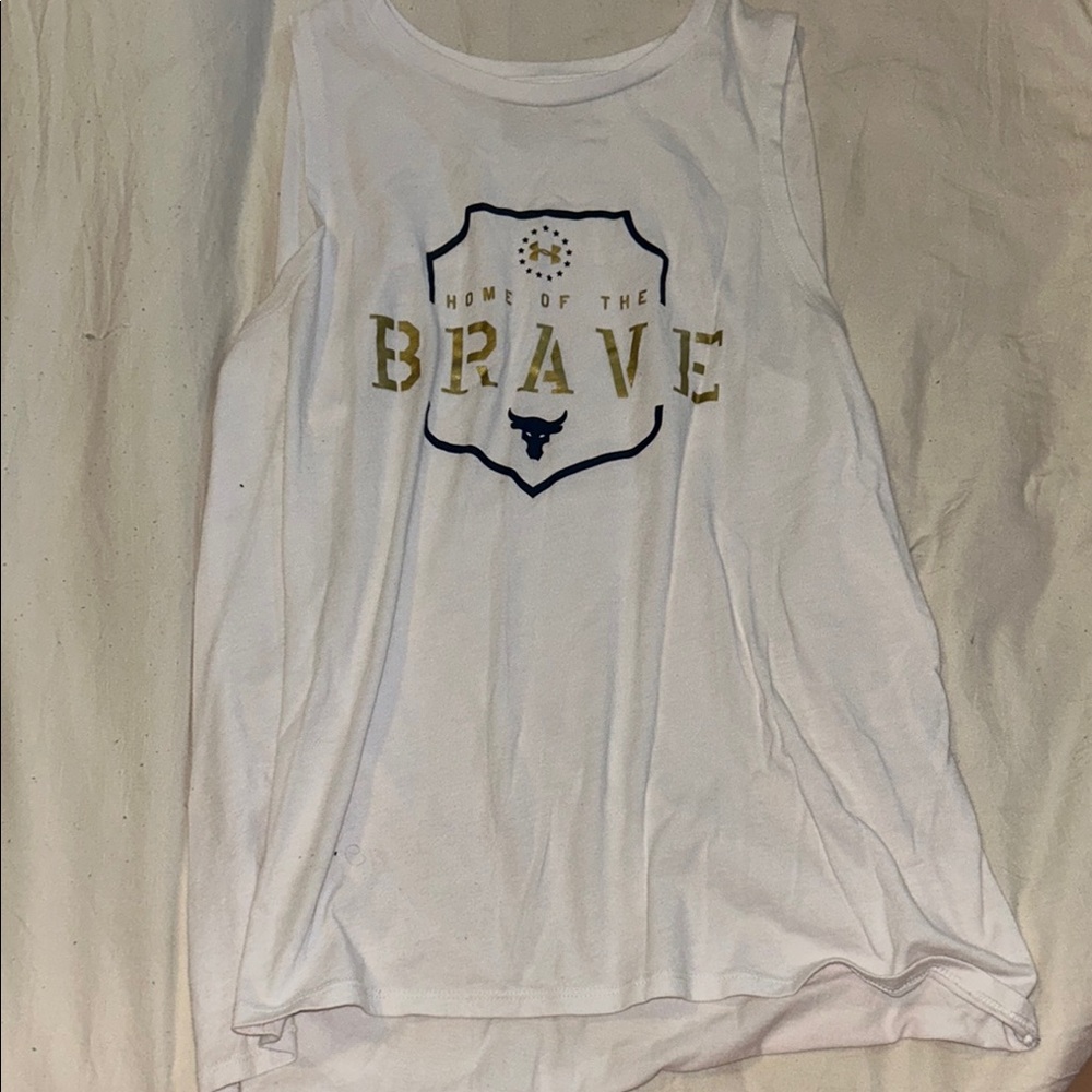 Under Armour White HeatGear Tank